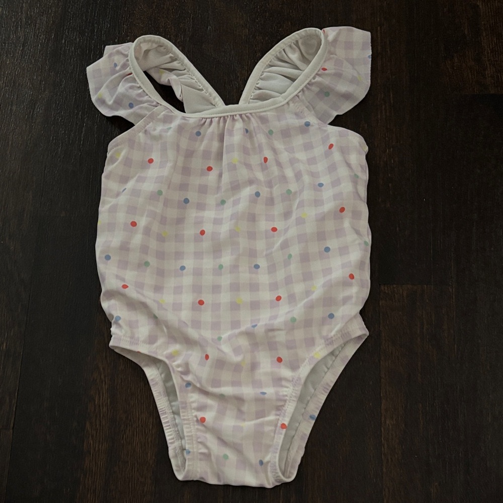Baby Gap One Piece Swimsuit - Multicolor Polka Dots